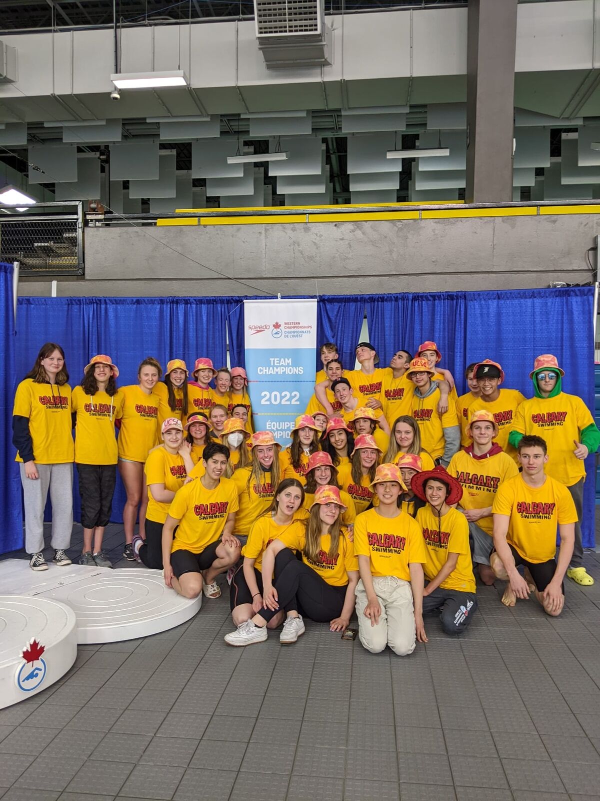 Calgary Swimming UCSC Wins Westerns Team Banner